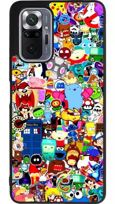 Coque Xiaomi Redmi Note 10 Pro Max - Silicone rigide noir Mixed cartoons
