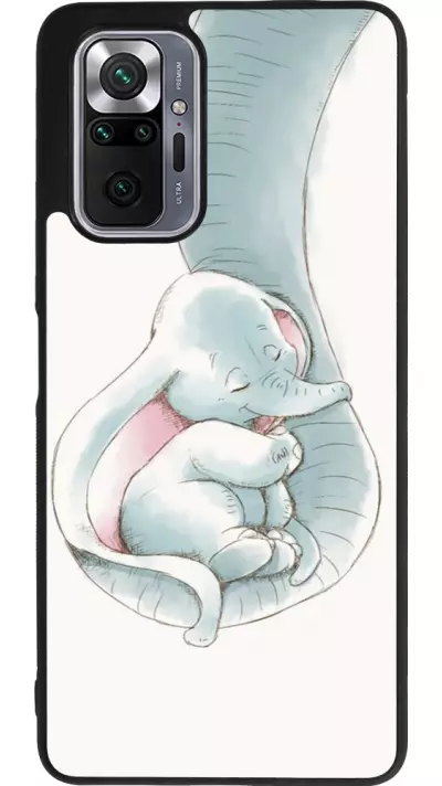 Coque Xiaomi Redmi Note 10 Pro Max - Silicone rigide noir Mom 1903