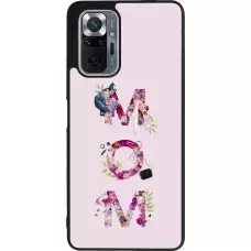 Coque Xiaomi Redmi Note 10 Pro Max - Silicone rigide noir Mom 2024 girly mom