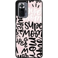 Xiaomi Redmi Note 10 Pro Max Case Hülle - Silikon schwarz Mom 2024 Super mom