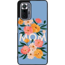 Xiaomi Redmi Note 10 Pro Max Case Hülle - Silikon schwarz Mom 2026 Flowers