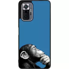 Coque Xiaomi Redmi Note 10 Pro Max - Silicone rigide noir Monkey Pop Art