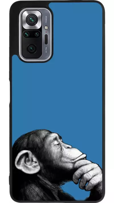 Coque Xiaomi Redmi Note 10 Pro Max - Silicone rigide noir Monkey Pop Art
