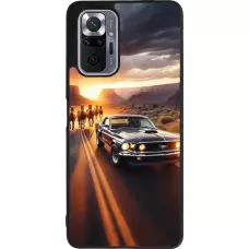 Coque Xiaomi Redmi Note 10 Pro Max - Silicone rigide noir Mustang 69 Grand Canyon