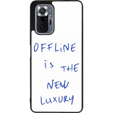 Xiaomi Redmi Note 10 Pro Max Case Hülle - Silikon schwarz Offline is the new luxury
