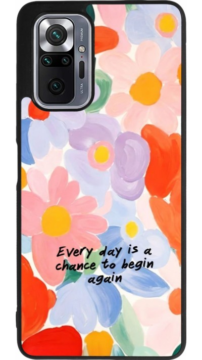 Coque Xiaomi Redmi Note 10 Pro Max - Silicone rigide noir Every day is a chance Spring 2026