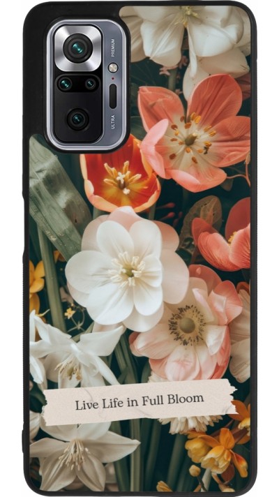 Coque Xiaomi Redmi Note 10 Pro Max - Silicone rigide noir Full Bloom Spring 2026