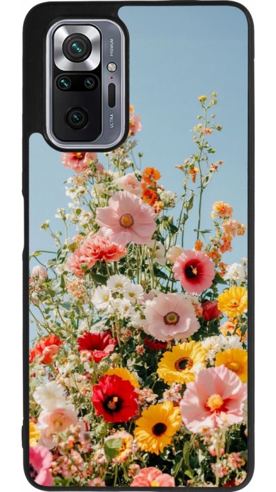 Coque Xiaomi Redmi Note 10 Pro Max - Silicone rigide noir Spring flowers Spring 2026