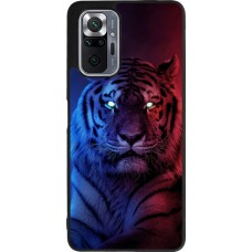Xiaomi Redmi Note 10 Pro Max Case Hülle - Silikon schwarz Tiger Blue Red