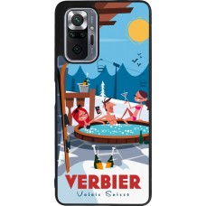 Xiaomi Redmi Note 10 Pro Max Case Hülle - Silikon schwarz Verbier Mountain Jacuzzi