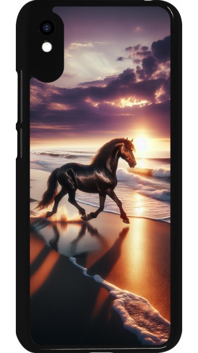 Xiaomi Redmi 9A Case Hülle - Pferd majestätisch Strand