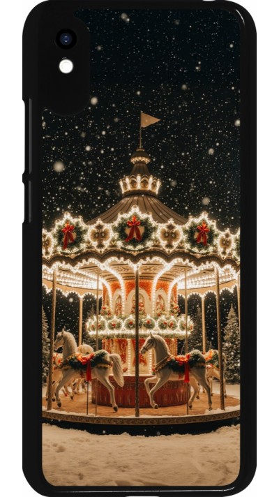 Xiaomi Redmi 9A Case Hülle - Christmas 25 Carousel