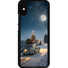 Xiaomi Redmi 9A Case Hülle - Christmas 25 Car with Tree Xmas