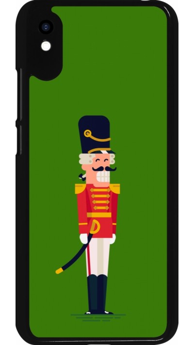 Xiaomi Redmi 9A Case Hülle - Christmas 25 Nutcracker Green