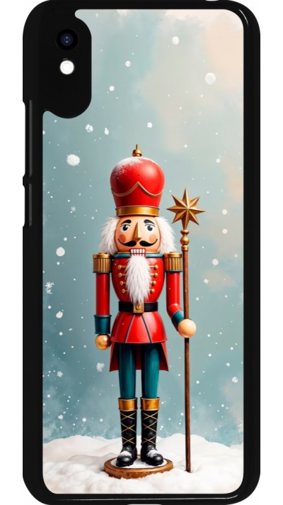 Xiaomi Redmi 9A Case Hülle - Christmas 25 Nutcracker Snow