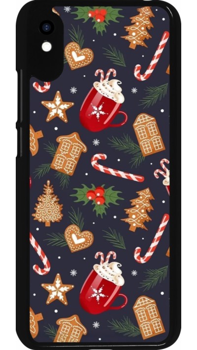 Xiaomi Redmi 9A Case Hülle - Christmas 25 Pattern Gingerbread House