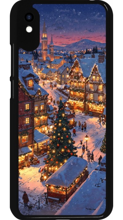Xiaomi Redmi 9A Case Hülle - Christmas 25 Xmas Village