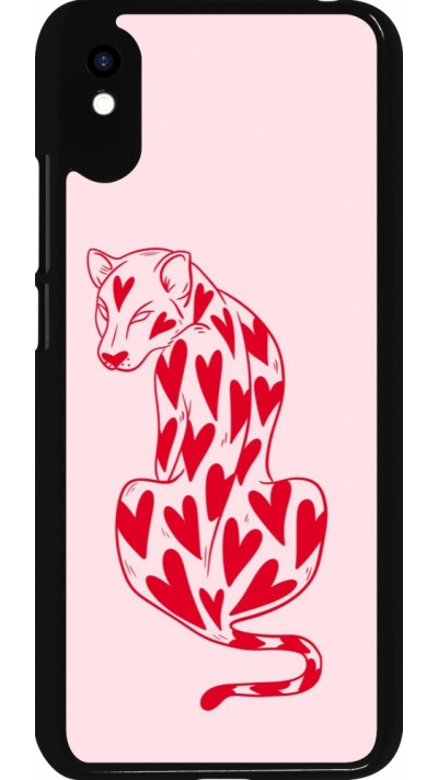Xiaomi Redmi 9A Case Hülle - Leopard with hearts 2026