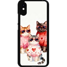 Xiaomi Redmi 9A Case Hülle - Saint Valentines Day 26 Cat Love
