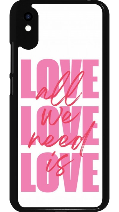 Xiaomi Redmi 9A Case Hülle - Saint Valentines Day 26 Love all we need is