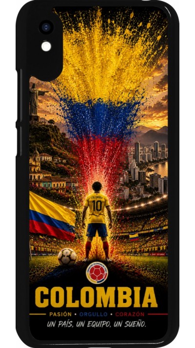 Xiaomi Redmi 9A Case Hülle - Fussball Kolumbien splash 2026