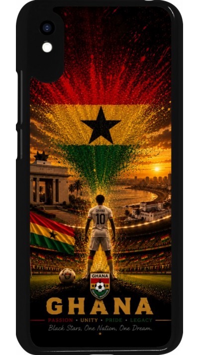 Xiaomi Redmi 9A Case Hülle - Fussball Ghana splash 2026