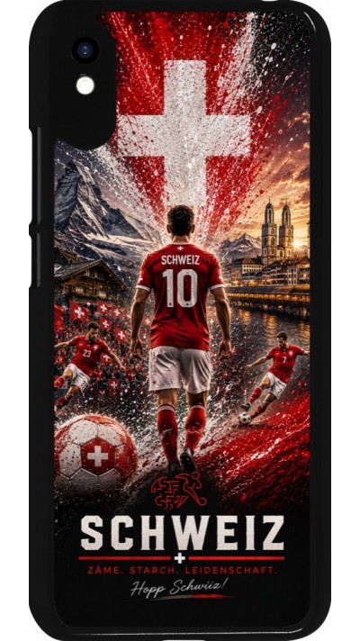 Xiaomi Redmi 9A Case Hülle - Fussball Schweiz splash 2026