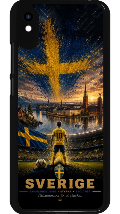 Xiaomi Redmi 9A Case Hülle - Fussball Schweden splash 2026