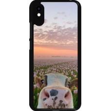 Xiaomi Redmi 9A Case Hülle - Cow with tulips Spring 2026