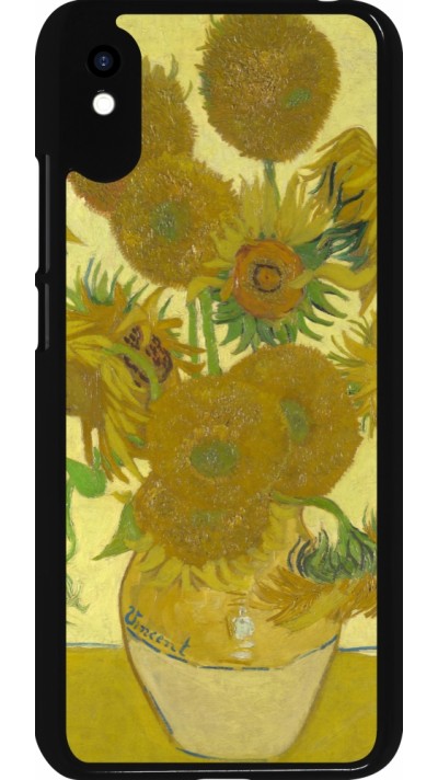 Xiaomi Redmi 9A Case Hülle - Kunstbild - Sonnenblumen  - Van Gogh