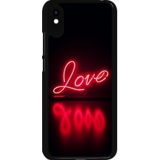Xiaomi Redmi 9A Case Hülle - Valentine 2025 Neon Liebe