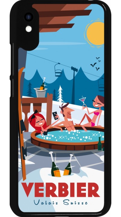 Xiaomi Redmi 9A Case Hülle - Verbier Mountain Jacuzzi