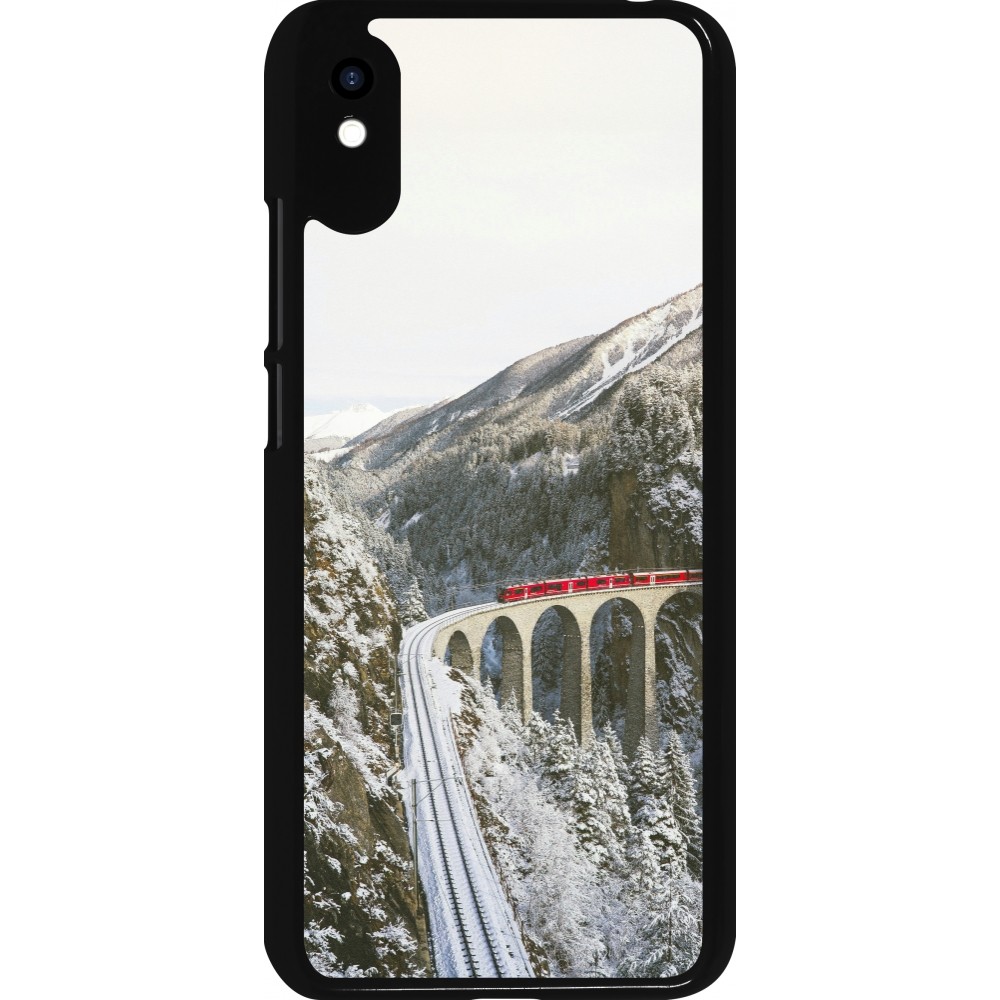 Xiaomi Redmi 9A Case Hülle - Winter 25 Winter polar express
