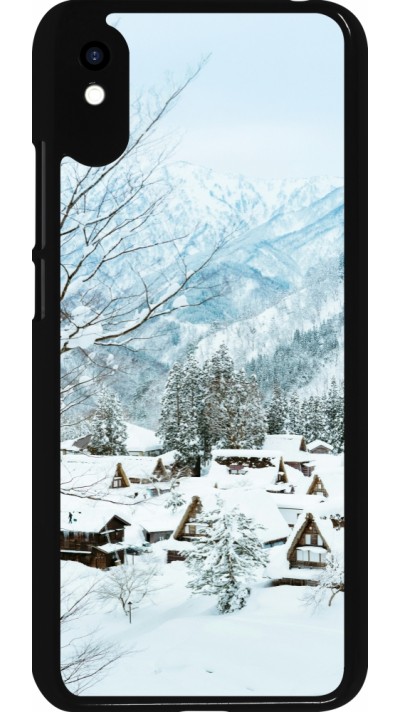 Xiaomi Redmi 9A Case Hülle - Winter 25 Winter snowy landscape