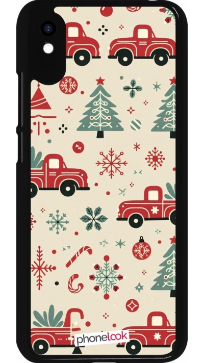 Xiaomi Redmi 9A Case Hülle - Weihnachten 2024 Lkw Tanne