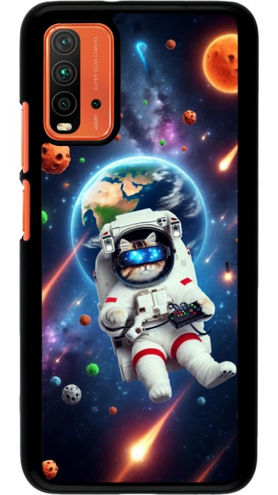 Xiaomi Redmi 9T Case Hülle - VR SpaceCat Odyssee
