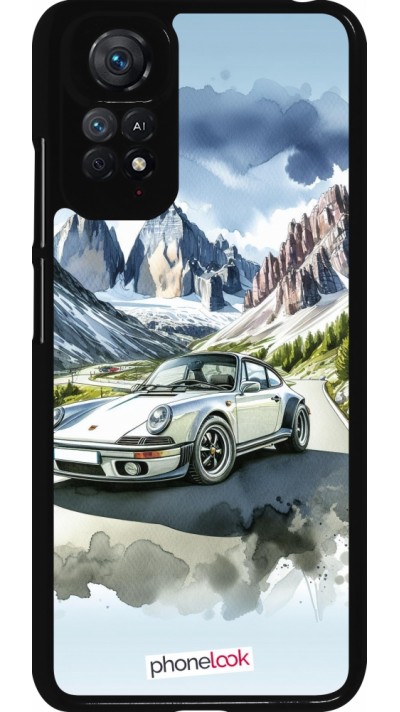 Coque Xiaomi Redmi Note 11 / 11S - Porsche 911 Mountain Watercolor