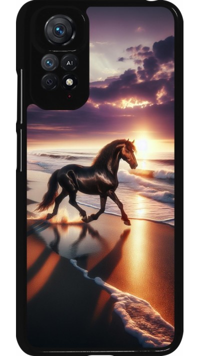Xiaomi Redmi Note 11 / 11S Case Hülle - Pferd majestätisch Strand