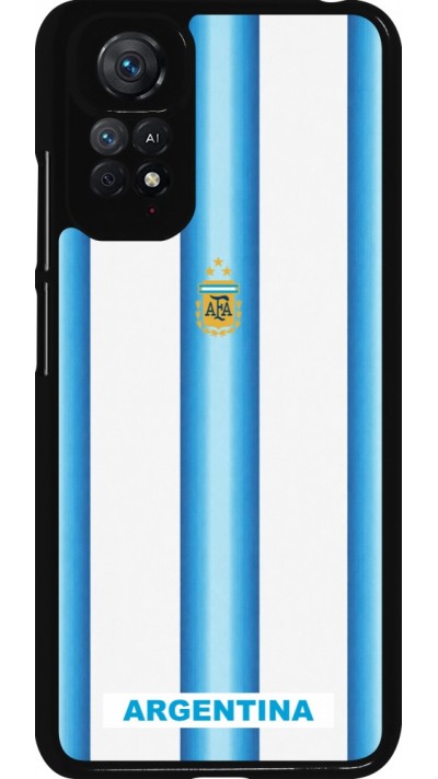 Coque Xiaomi Redmi Note 11 / 11S - Maillot de football Argentine 2026 personnalisable