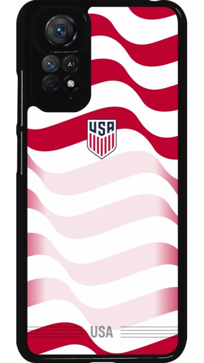Coque Xiaomi Redmi Note 11 / 11S - Maillot de football États-Unis 2026 personnalisable