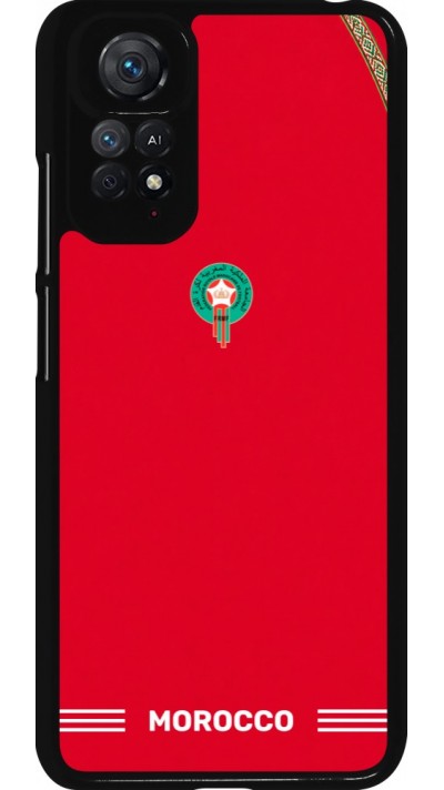 Coque Xiaomi Redmi Note 11 / 11S - Maillot de football Maroc 2026 personnalisable
