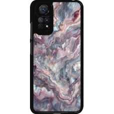 Xiaomi Redmi Note 11 / 11S Case Hülle - Violetter silberner Marmor