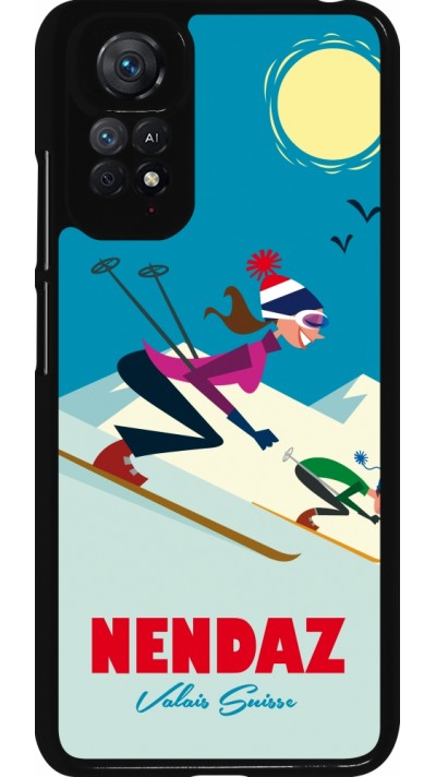 Xiaomi Redmi Note 11 / 11S Case Hülle - Nendaz Ski Downhill