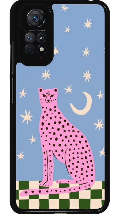 Coque Xiaomi Redmi Note 11 / 11S - Pink leopard with stars 2026