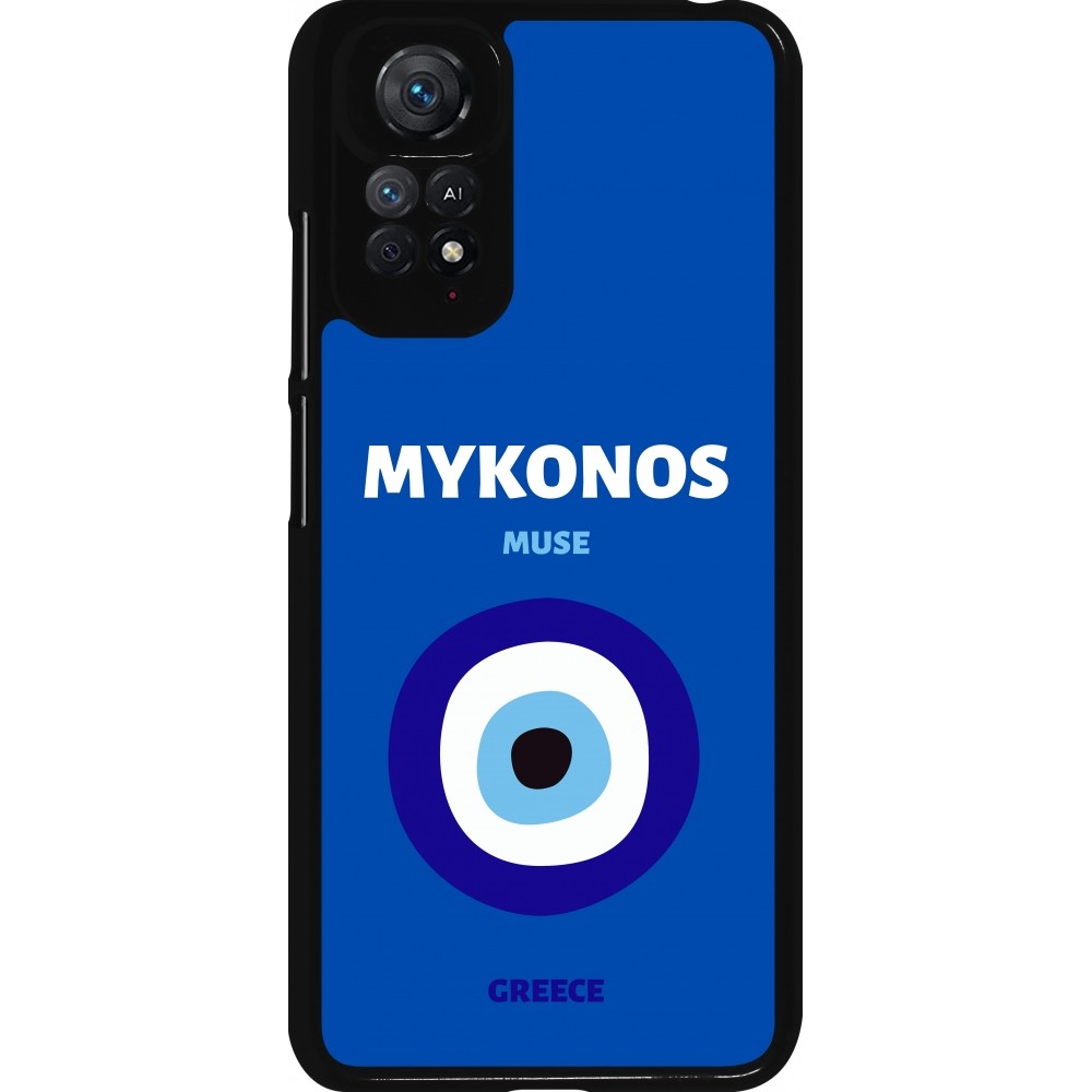 Xiaomi Redmi Note 11 / 11S Case Hülle - Pop Summer Destination Mykonos