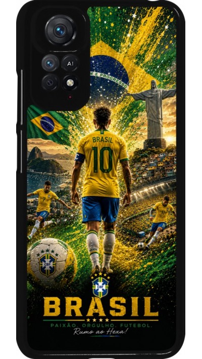Coque Xiaomi Redmi Note 11 / 11S - Football Brésil splash 2026