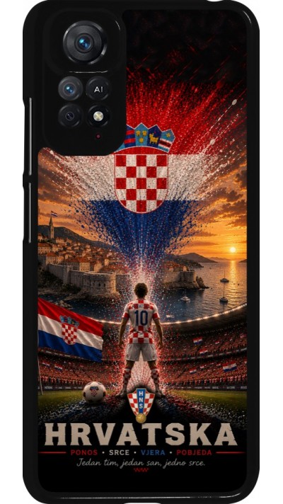 Coque Xiaomi Redmi Note 11 / 11S - Football Croatie splash 2026