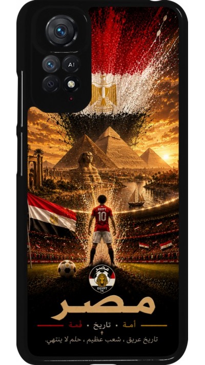 Coque Xiaomi Redmi Note 11 / 11S - Football Égypte splash 2026