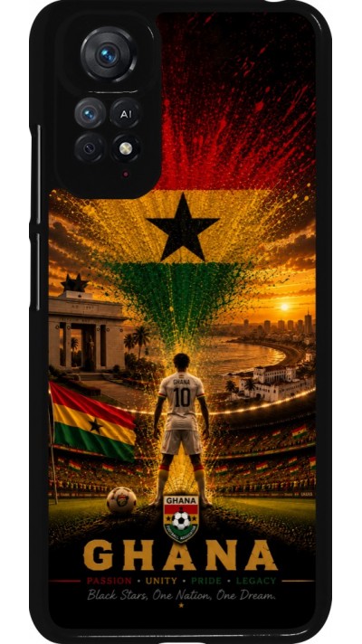 Coque Xiaomi Redmi Note 11 / 11S - Football Ghana splash 2026