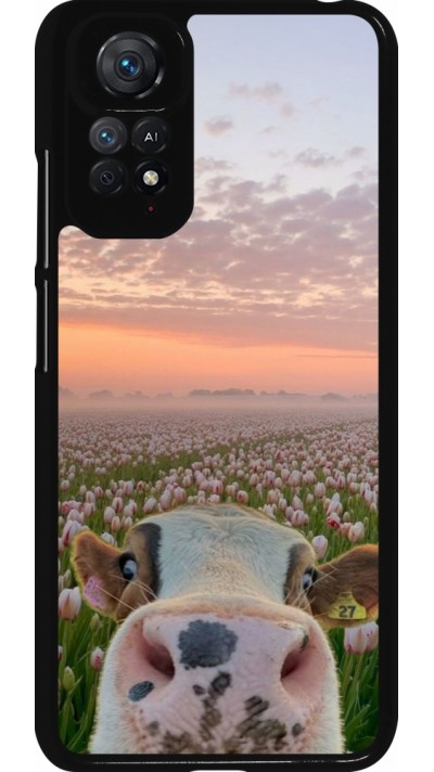 Xiaomi Redmi Note 11 / 11S Case Hülle - Cow with tulips Spring 2026